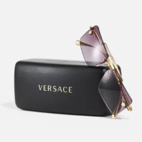 NEW VE2245 1002/8H VERSACE SQUARE PURPLE SUNGLASSES VERSACE VE2245 10028H main image 7